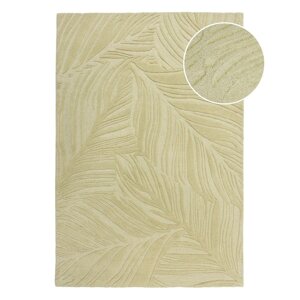 Zeleni vuneni tepih 200x290 cm Lino Leaf - Flair Rugs