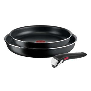 Aluminijski set posuđa 3 kom Ingenio Easy Cook & Clean Black - Tefal