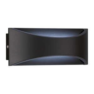 Crna LED zidna lampa Rio - Fischer & Honsel
