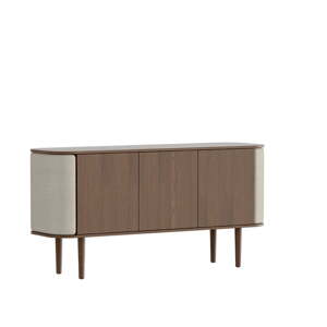 Smeđa/bež niska komoda u dekoru hrasta 150x75 cm Treasures – UMAGE