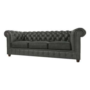 Antracit baršunasta sofa 230 cm Cambridge - Ropez