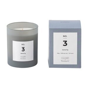 Mirisna svijeća vrijeme gorenja 50 h No. 3 Santal Fig – ILLUME x Bloomingville