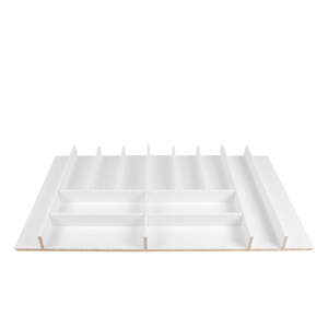 Bijeli organizator pribora 78 x 47 cm Wood Line – Elletipi