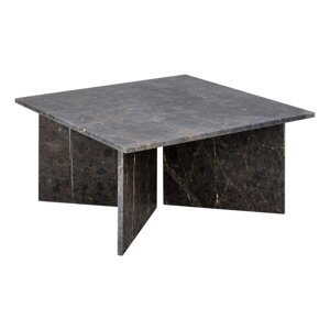 Crni mramorni stolić za kavu 90x90 cm Vega – Actona