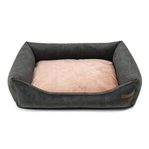 Ružičasto-tamno sivi krevet za pse 85x105 cm SoftBED Eco XL – Rexproduct