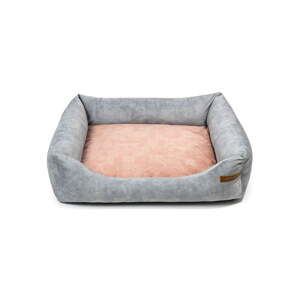 Ružičasto-svijetlo sivi krevet za pse 85x105 cm SoftBED Eco XL – Rexproduct