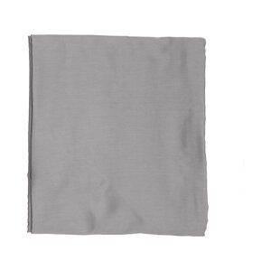 Tamno siva plahta s gumom od pamučnog satena 140x200 cm – Mijolnir