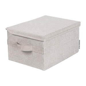 Bež tekstilna kutija za pohranu s poklopcem 35x19x26 cm Soft Storage – Bigso Box of Sweden