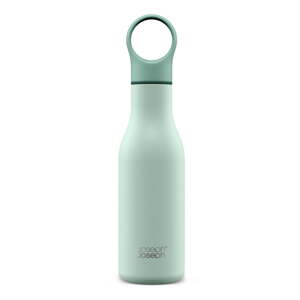 Mentol zelena boca za vodu za put od nehrđajućeg čelika 500 ml Loop – Joseph Joseph