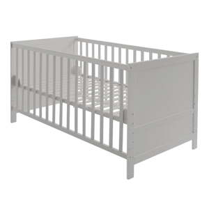 Svijetlo sivi dječji krevet 70x140 cm – Roba