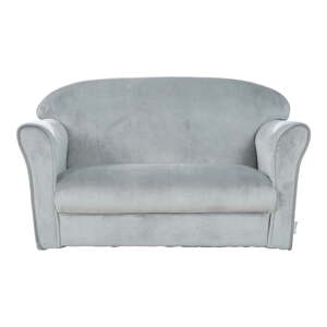 Svijetlo sivi baršunast dječji kauč 78 cm Lil Sofa – Roba