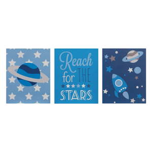 Dječje slike u setu 3 kom 16x20 cm Reach for the Stars – Premier Housewares