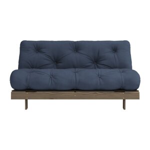 Tamno plava sklopiva sofa 160 cm Roots – Karup Design