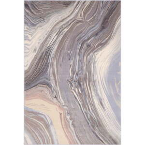 Sivi vuneni tepih 133x180 cm Agate – Agnella
