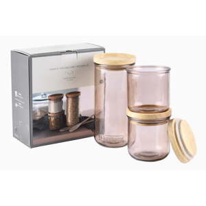 Set od 3 staklene posude Hermetic – Ego Dekor
