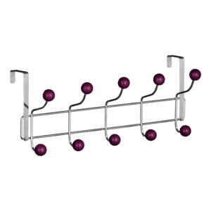 Bordo/u srebrnoj boji metalna vješalica za vrata 41 cm – Premier Housewares