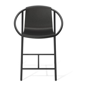 Crna plastična barska stolica 90 cm Ringo – Umbra
