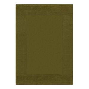 Zeleni vuneni tepih 200x290 cm – Flair Rugs