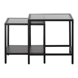 Stakleni pomoćni stolići u setu 2 kom 50x50 cm Bronco – Unique Furniture