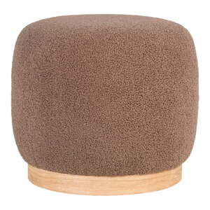 Smeđi tabure od bouclé tkanine Belfort – House Nordic