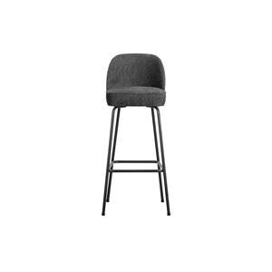 Svijetlo plava baršunasta barska stolica 103 cm Vogue – BePureHome