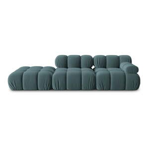 Petrolej zelena baršunasta sofa 282 cm Bellis – Micadoni Home