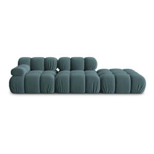 Petrolej zelena baršunasta sofa 282 cm Bellis – Micadoni Home