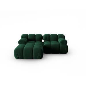 Zelena baršunasta sofa 191 cm Bellis – Micadoni Home