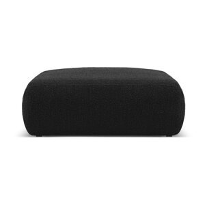 Crni tabure od bouclé tkanine Molino – Micadoni Home