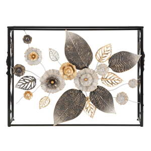 Crni pomoćni stol 42x112 cm Glam Dark – Mauro Ferretti