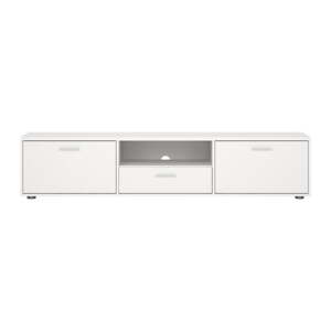 Bijela TV komoda 177x38 cm Media – Tvilum