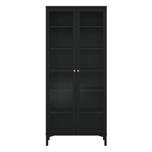 Crna vitrina 89x203 cm Roma – Tvilum