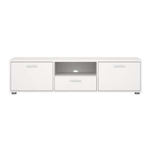 Bijela TV komoda 147x38 cm Media – Tvilum