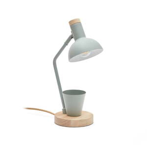 Mentol zelena stolna lampa s metalnim sjenilom (visina 37 cm) Katia – Kave Home