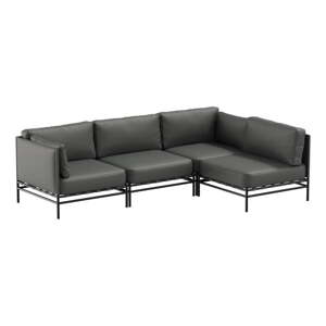 Tamno sivi vrtni modularni kauč 234 cm Dandy – Sit Sit