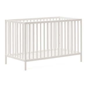 Bijeli dječji krevet od masivne bukve 60x120 cm Shantal – Kave Home