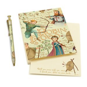 A6 notes s olovkom 50 stranica Robin Hood – Kartos