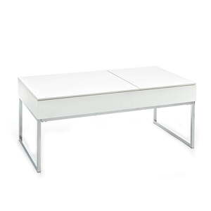 Bijeli stolić za kavu s bijelom pločom stola 60x110 cm Celinda – Tomasucci