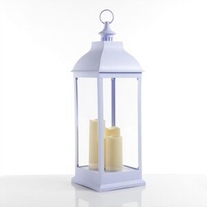 Bijela LED lanterna (visina 71 cm) – Tomasucci