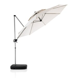 Bijeli suncobran ø 350 cm Numana – Tomasucci