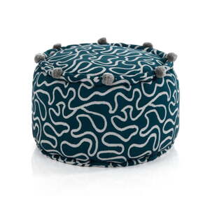 Tamno plavi/svijetlo sivi tabure Tangle – Tomasucci