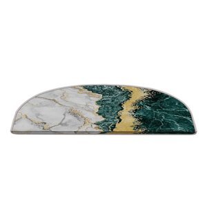 Petrolej zeleni/krem set tepiha za stepenice 16 kom 20x65 cm Golden Marble – Vitaus