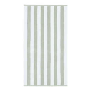 Bijeli/sivi pamučan ručnik 50x85 cm Stripe Jacquard – Bianca