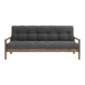 Crna/antracitno siva sklopiva sofa 205 cm Knob – Karup Design