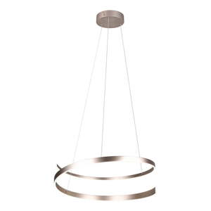 Siva LED viseća svjetiljka s metalnim sjenilom ø 75 cm Cinardi – CINQUE