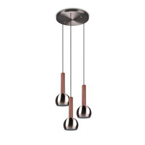 Siva viseća svjetiljka ø 52 cm Ciliana – CINQUE
