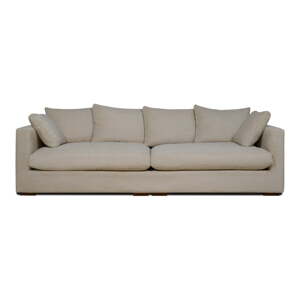 Bež sofa od samta 266 cm Comfy – Scandic