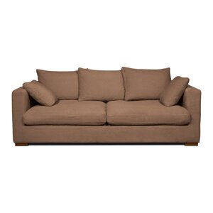 Svjetlo smeđa sofa od samta 220 cm Comfy – Scandic