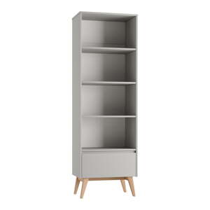 Siva dječja biblioteka 65x42,5 cm Swing – Pinio