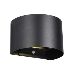 Crna LED zidna lampa Talent – Trio